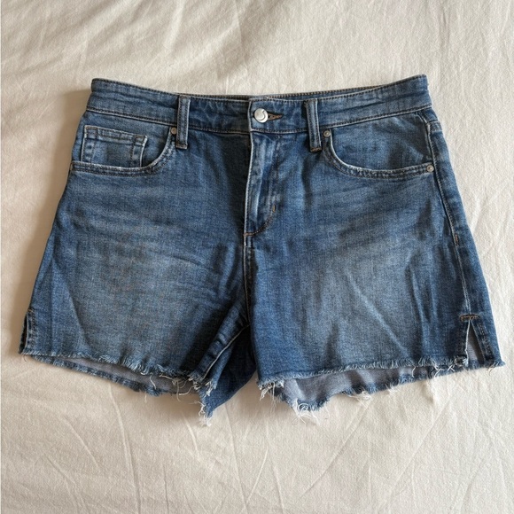 Joe's Jeans Pants - Joe’s Jeans Frayed Denim Cutoff Shorts Size 27 Medium Wash Stretch